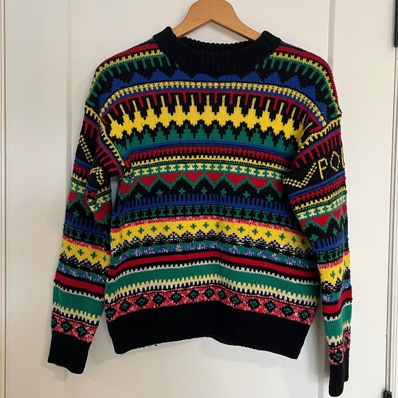 Polo Ralph Lauren Sweaters - Polo Ralph Lauren Absract Fair Isle Sweater